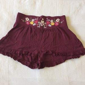 Embroidered Shorts